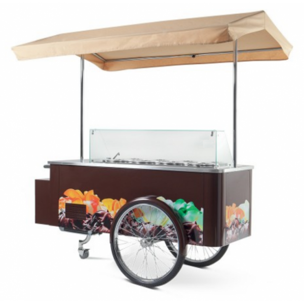 CHARIOT À GLACE 8 CARAPINE - DIMENSIONS : L.200 x P.128 CHARIOT À GLACE 8 CARAPINE - DIMENSIONS : L.200 x P.128