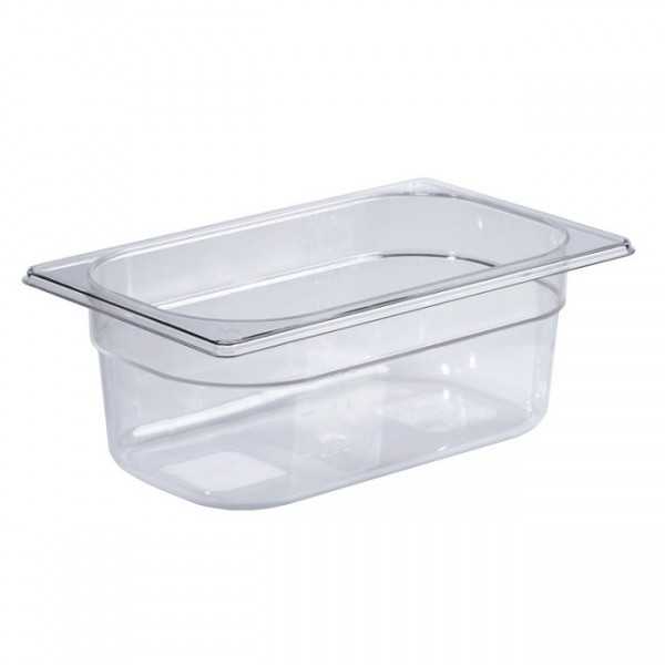 RÉCIPIENT EN POLYCARBONATE GN 1/4 - 26 RÉCIPIENT EN POLYCARBONATE GN 1/4 - 26
