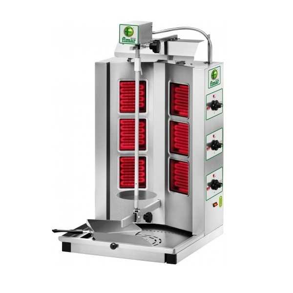 Gyros électriques - Capacité de viande 30 kg - Diamètre de la viande 47 cm