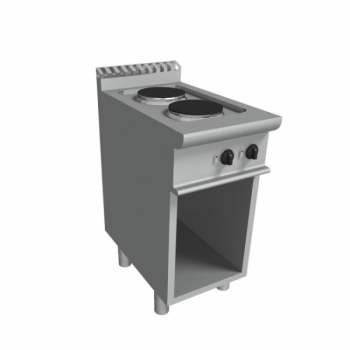 CUISINIÈRE ÉLECTRIQUE À DEUX PLAQUES SUR MEUBLE - PROFONDEUR 70 cm