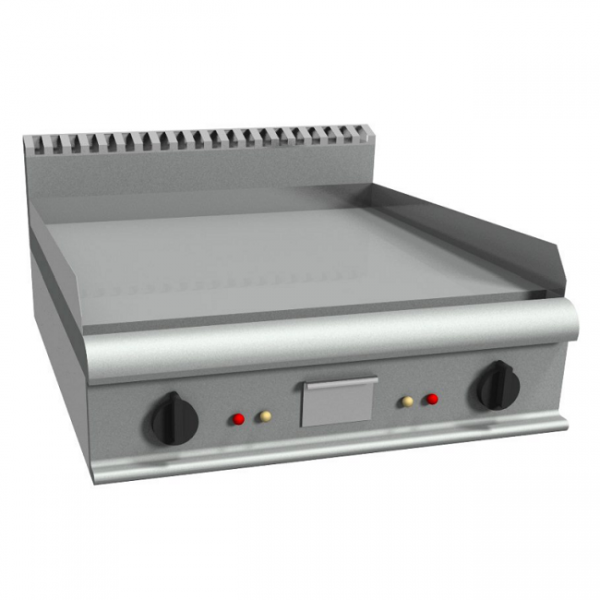 GAS GRIDDLE WITH SMOOTH COUNTER PLATE - L.80 x D.90 x H.27 cm GAS GRIDDLE WITH SMOOTH COUNTER PLATE - L.80 x D.90 x H.27 cm