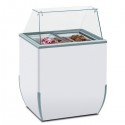 VETRINA PER GELATO 4 GUSTI - LINEA BRIO - TEMPERATURA -25° / -18° C - L.78 x P.64 x H.118 cm