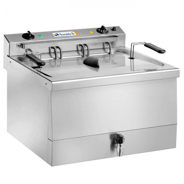 FRITEUSE ÉLECTRIQUE 18 LITRES AVEC ROBINET DE VIDANGE FRITEUSE ÉLECTRIQUE 18 LITRES AVEC ROBINET DE VIDANGE