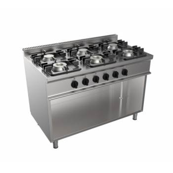 Cucina a Gas 6 Fuochi su Vano Linea Easy