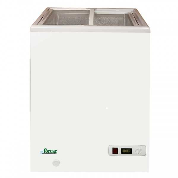 Congelatore a pozzetto con coperchio in vetro scorrevole 97 L - 54 Congelatore a pozzetto con coperchio in vetro scorrevole 97 L - 54