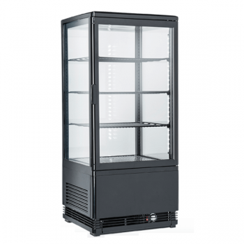 FRIGO VETRINA SU 4 LATI 78 LT - 42,5 x 38,5 x 99,5 CM