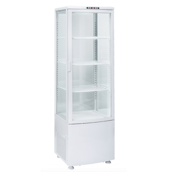 Espositore refrigerato con vetro su 4 lati 235 litri - L.51