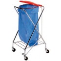 Carrello portasacco con struttura a X - L.58 x P.56 x H.102 cm