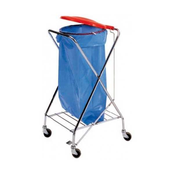 Carrello portasacco con struttura a X - L.58 x P.56 x H.102 cm