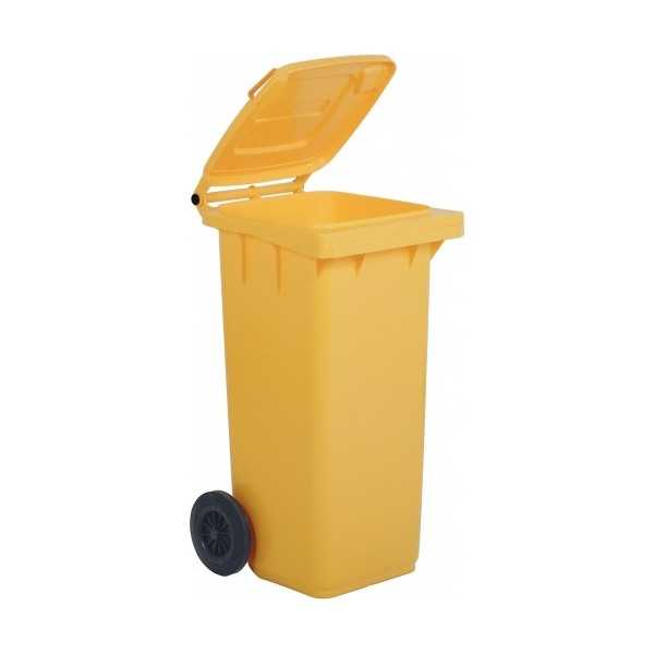 Poubelle de tri sélectif en polyéthylène 100 litres - L.54 x P.49 x H.85 cm Poubelle de tri sélectif en polyéthylène 100 litres - L.54 x P.49 x H.85 cm