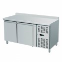 Tavolo congelatore 2 porte con alzatina - L.136 x P.70 x H.96 cm
