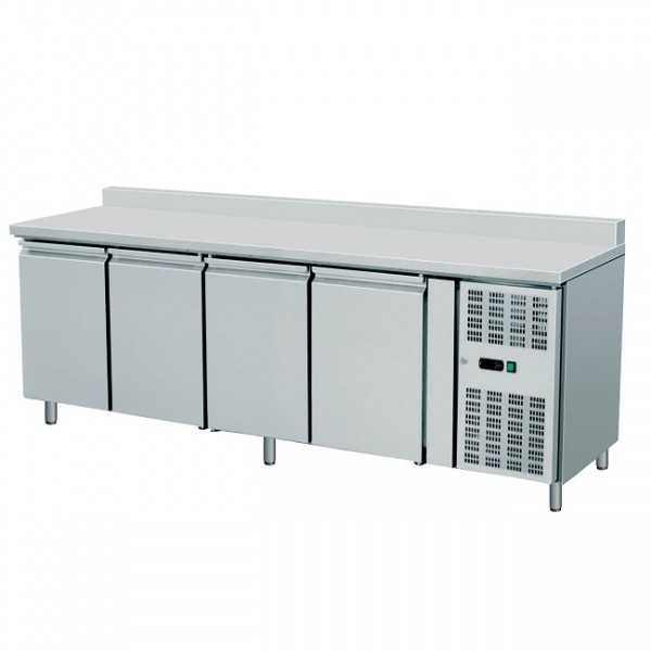 Tavolo congelatore 4 porte con alzatina - L.223 x P.70 x H.96 cm