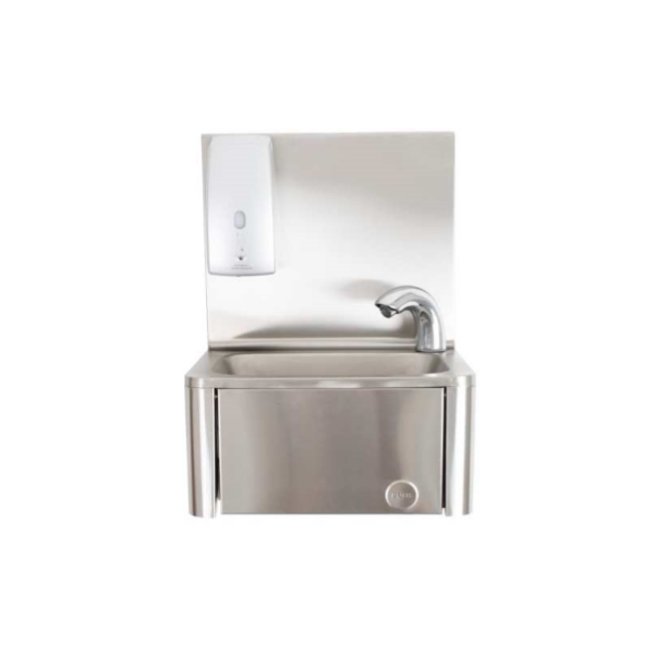 Lavamani automatico con rubinetto e distributore sapone gel elettronici Lavamani automatico con rubinetto e distributore sapone gel elettronici