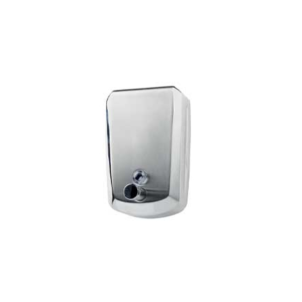 Distributeur de savon et de désinfectant pour les mains en acier inoxydable Quadro de 0,8 litre Distributeur de savon et de désinfectant pour les mains en acier inoxydable Quadro de 0,8 litre