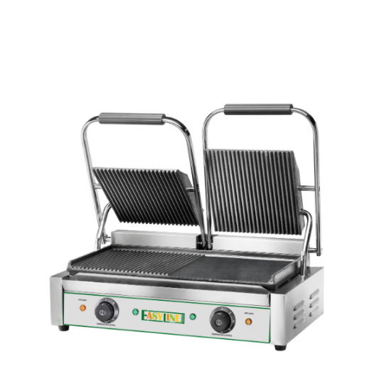 Piastra Di Cottura A Gas Ompagrill Doppia - In Ghisa Per GPL E Metano - Foto 2