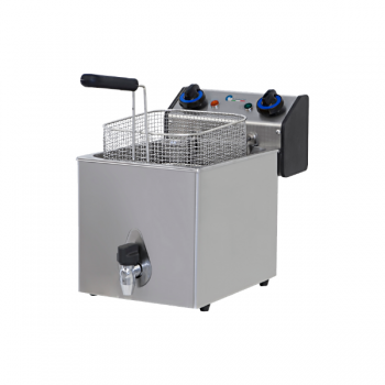 FRITEUSE ÉLECTRIQUE 8 LT AVEC ROBINET DE VIDANGE