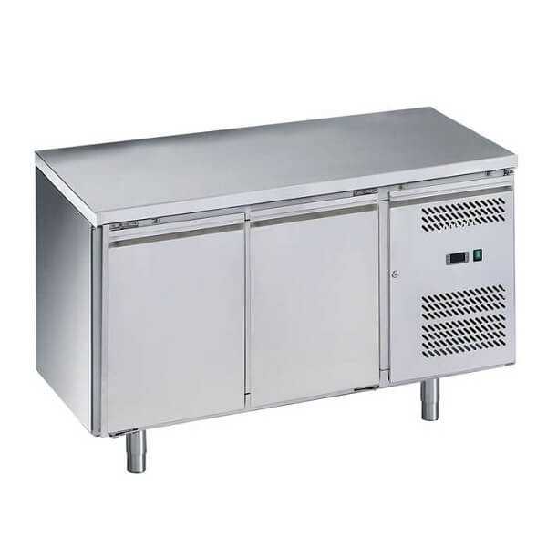 Tavolo refrigerato pasticceria 2 porte per teglie 60 x 40