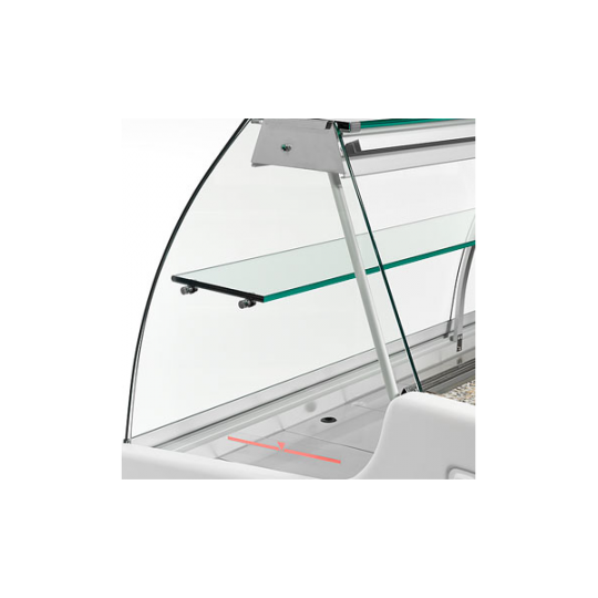 Supporto Mensola Sinistro Per Frigo Liebherr - Ricambio - 13