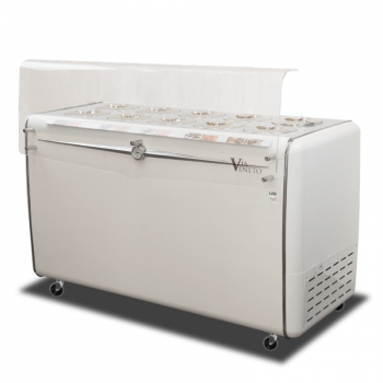 Comptoir à glaces avec 10...