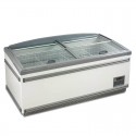 Congelatore a pozzetto con vetri dritti scorrevoli, termometro digitale e sbrinamento automatico 436 L | 185 x 85 x 79,5 H cm