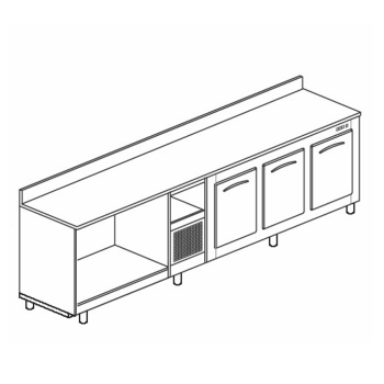 Refrigerated stainless...
