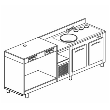 Refrigerated bar counter...