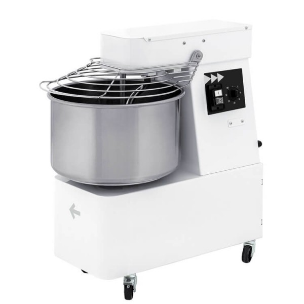 IMPASTATRICE A SPIRALE 10 L 8 kg CON RUOTE E TIMER | IB10