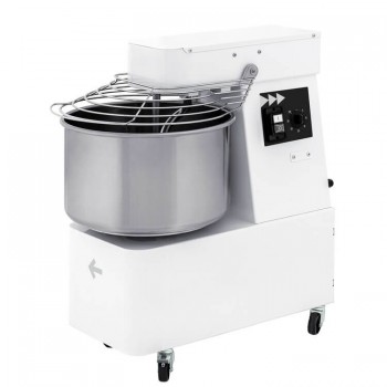 IMPASTATRICE A SPIRALE 16 L 12 kg CON RUOTE E TIMER | IB15