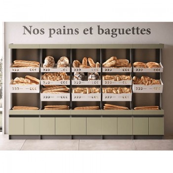 Scaffalatura per panetteria