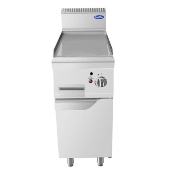 Fry top elettrico liscio su...