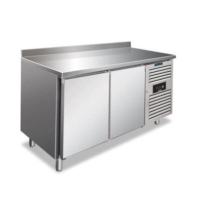 Tavolo refrigerato per pasticceria 2 porte +2°/+8° C | 151 x 80 x 96 cm